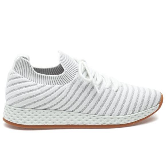 NWT/B J/Slides OPY Urban Sport Sneaker White-Gray Women's 9M - Picture 1 of 7